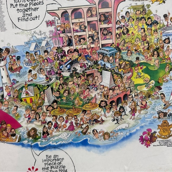 SEALED Vintage Compuware 100% Club 1993 Bermuda Puzzle - Picture 8 of 9